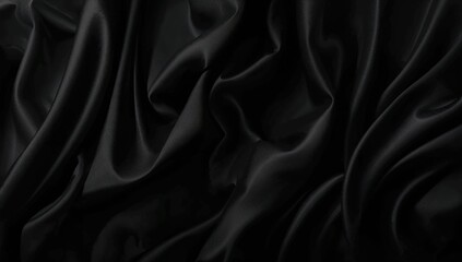 Dark silk backdrop highlights the elegance of fabric folds