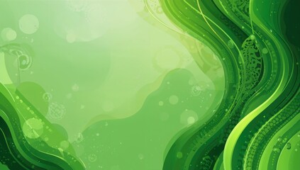 Symbolic green background representing energy and hope
