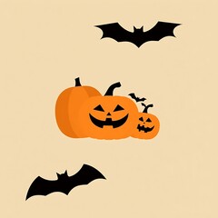 Naklejka premium Abstract geometric Halloween design