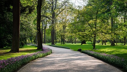 Fototapeta premium Footpath In The Park