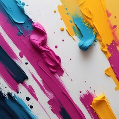 Colorful walll in picture 