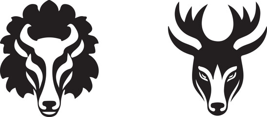 vector illustration of a animal art