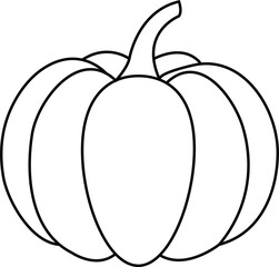 vector illustration of an pumpkin