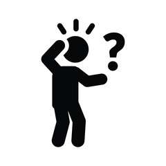 Obraz premium Confusion icon