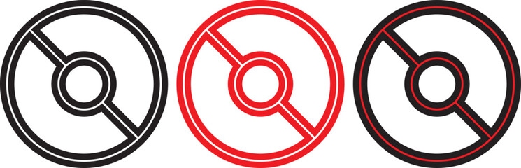 pokeball icon flat vector. Pokeball icon on a transparent background
