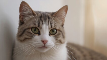 Fototapeta premium Daily life moment of a house cat