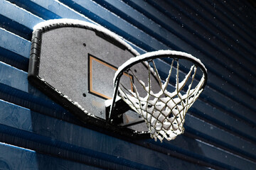 Basketball im Winter