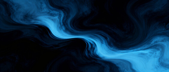 abstact dark blue and black fluid motion background