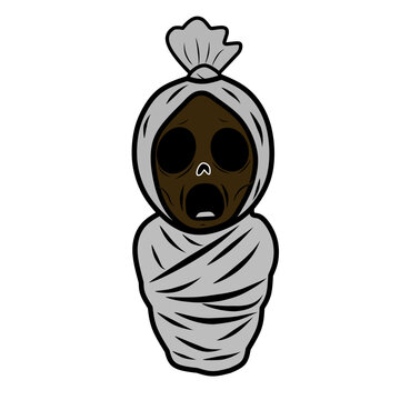 Halloween pocong vector