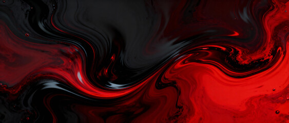 abstact red and black fluid motion background
