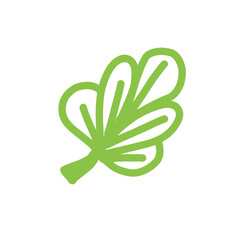 Green leaf icon