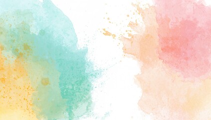 Colorful abstract watercolor backdrop