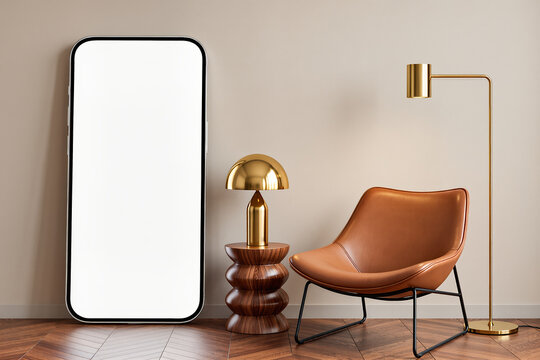 Retail app onboarding hero for furniture marketplace, template suited for e-commerce landing pages or homepage sliders and showroom signage during catalog updates