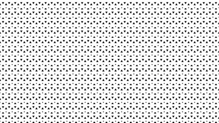 Black triangles of different sizes on a transparent background, geometric abstract pattern.