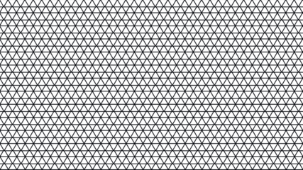 Triangular mesh pattern with black outlines on a transparent background.