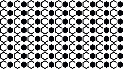 Seamless geometric pattern. Abstract pattern of hexagons on a transparent background.