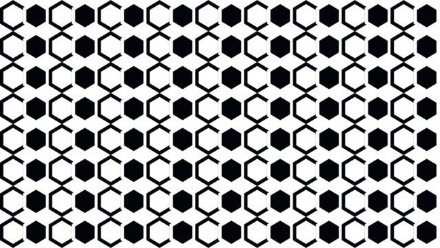 Seamless geometric pattern. Abstract pattern of hexagons on a transparent background.