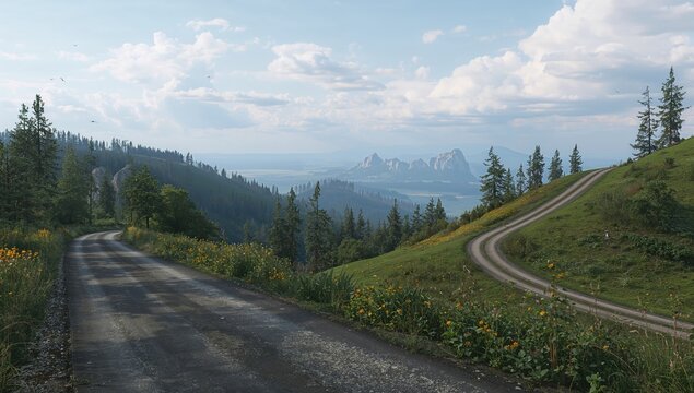 Back Roads and Foothills Near Abinsk in the Shapsugskaya Area