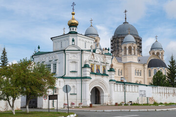 At the St. Nicholas monastery on a August day. Verkhoturye, Sverdlovsk region