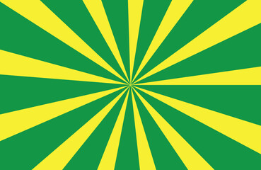 Vibrant green and yellow radial burst pattern creating a dynamic and energetic abstract background design