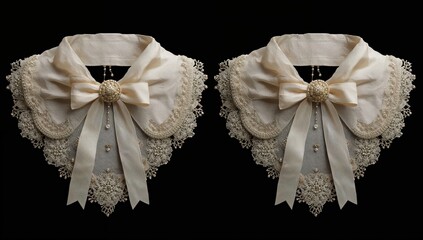 Front perspective design template for collars