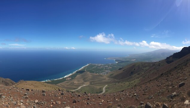 From the viewpoint at Massapez, enjoy breathtaking views of the coastal landscape near Paul do Mar and the Madeira shoreline close to Fja da Ovelha.
