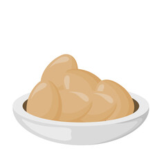 Illustration of Eggs in a Bowl