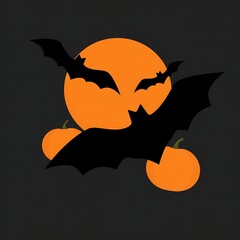 Abstract geometric Halloween design