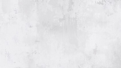 Naklejka premium Aged white rough concrete surface with a vintage worn-out appearance. Monochromatic gray gritty abstract backdrop. Continuous white cement texture. Horizontal pale gray weathered texture.