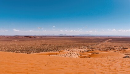 Fototapeta premium Route to the City of Red Sands