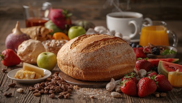 Tasty and wholesome meals for all with baked bread and healthy breakfast options