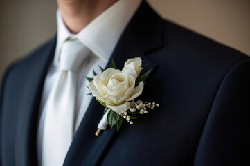 Groom's Boutonniere Design