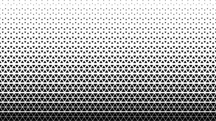 Pattern of black triangles on a white background, simple geometric abstract design.