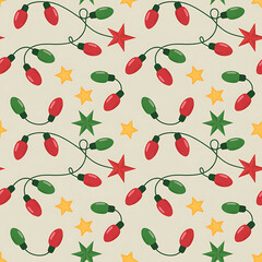 Classic Christmas Seamless Patterns