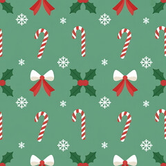 Classic Christmas Seamless Patterns