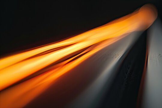 Motion blur on a highway at night showing abstract speed concept. Background dark - Powered by Adobe