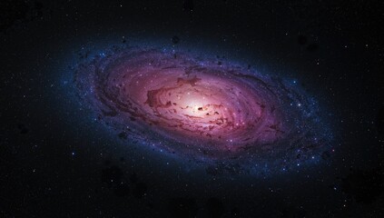 Radiant cosmos lighting up the dark heavens