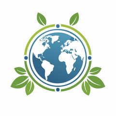 Globally Harmonized Ecosystem Protection Icon Illustrating Environmental Sustainability Concepts
