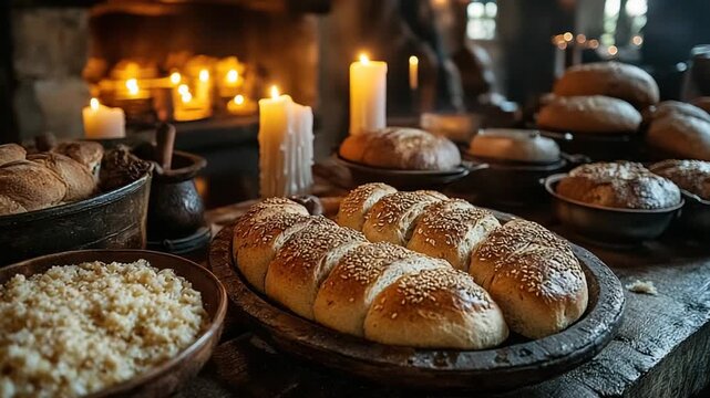 Medieval Feast - A Glimpse into a Bygone Eras Culinary Delights.