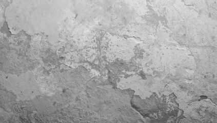 Fototapeta premium Grungy gray banner with a textured stone wall close-up
