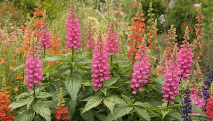 Cultivate Bright Pink Snapdragon Flowers During Summer