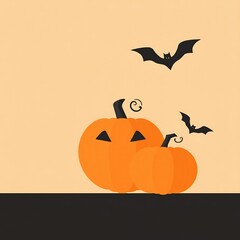 Abstract geometric Halloween design