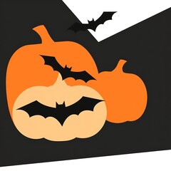 Abstract geometric Halloween design