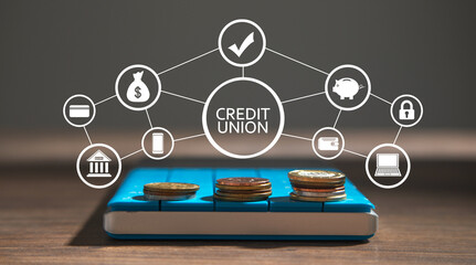 Concept of Credit Union. Business. Finance