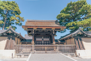 Obraz premium old Japanese traditional architecture