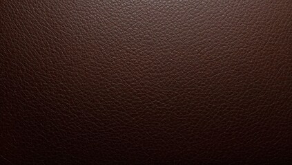 Dark chocolate leather surface with stitching details