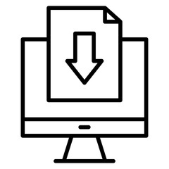 Fototapeta premium download icon