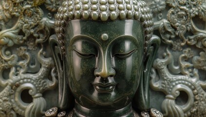 Obraz premium Jade carving art from the Hetian region