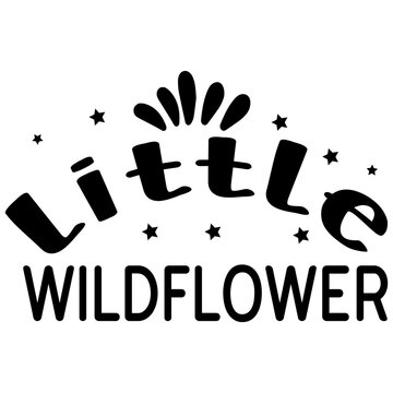 Little Wildflower T-Shirt Design