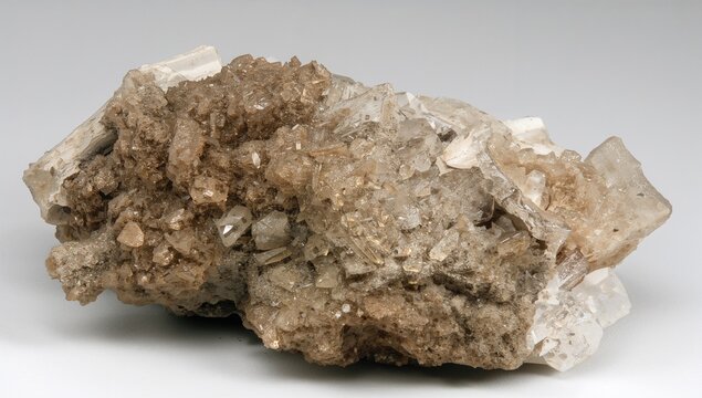 Brown quartz druse specimen from a unique peninsula